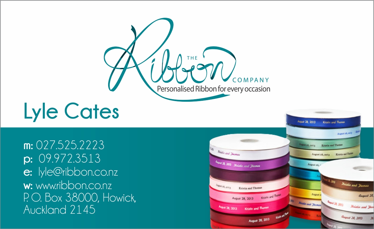 Visitenkarten-Design von VonLamp für The Ribbon Company | Design #2965919