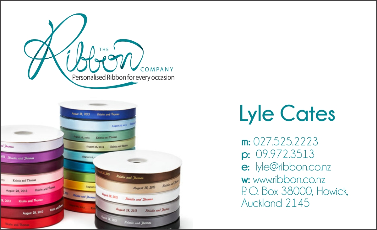 Business Card Design by VonLamp for The Ribbon Company | Design #2965977