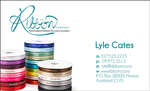 Business Card Design by VonLamp for The Ribbon Company | Design: #2965977