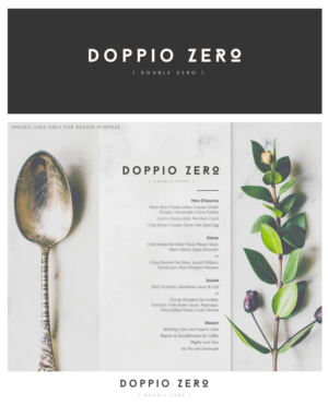 Doppio Zero ( Double Zero ) | Logo Design by DominicDesign