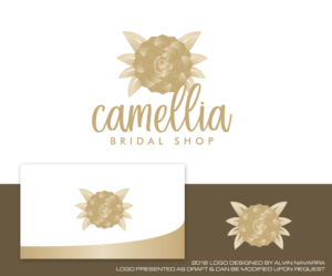 Logo Design by alvinnavarra for Camellia Bridal Shop | Design: #19931856