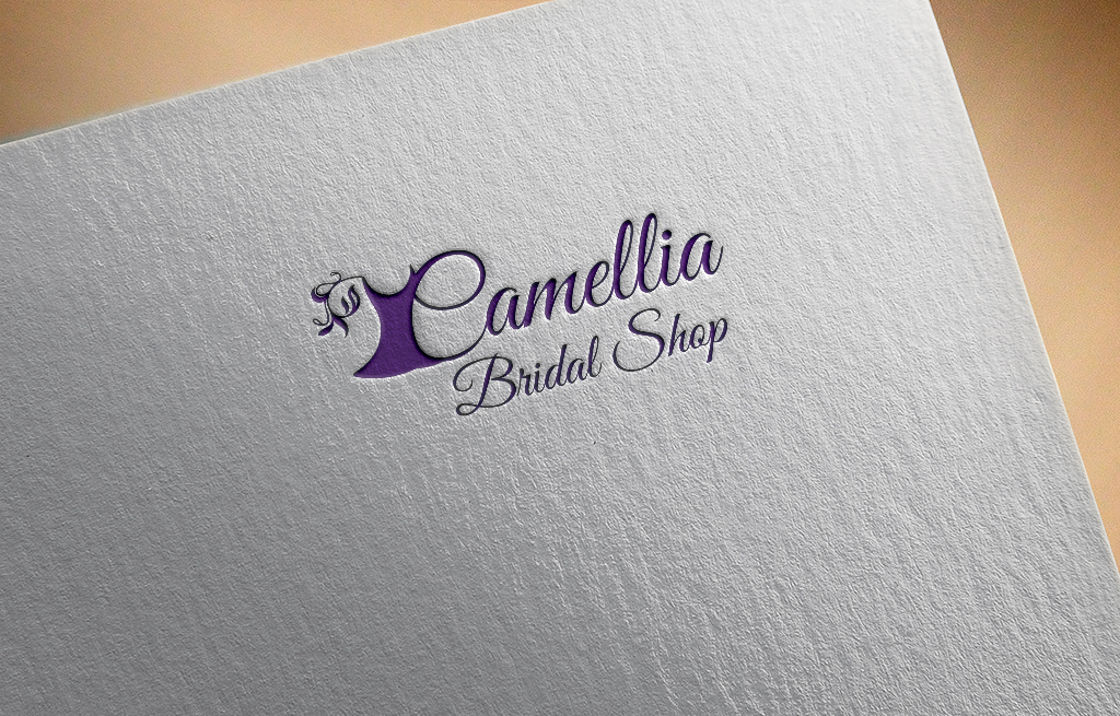 Logo Design by Rosaleen for Camellia Bridal Shop | Design #19948246