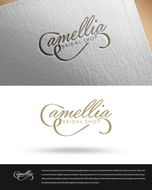 Logo Design by zingodesigns258 for Camellia Bridal Shop | Design: #19930123