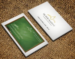 PRIMARY SCHOOL PRIVATE TUTOR BUSINESS CARD DESIGN (we tutor english and maths) | Design de Carte de Visite par Riz'