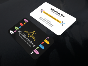 PRIMARY SCHOOL PRIVATE TUTOR BUSINESS CARD DESIGN (we tutor english and maths) | Diseño de Tarjeta de Presentación por JK18