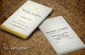 PRIMARY SCHOOL PRIVATE TUTOR BUSINESS CARD DESIGN (we tutor english and maths) | Diseño de Tarjeta de Presentación por SL Designer