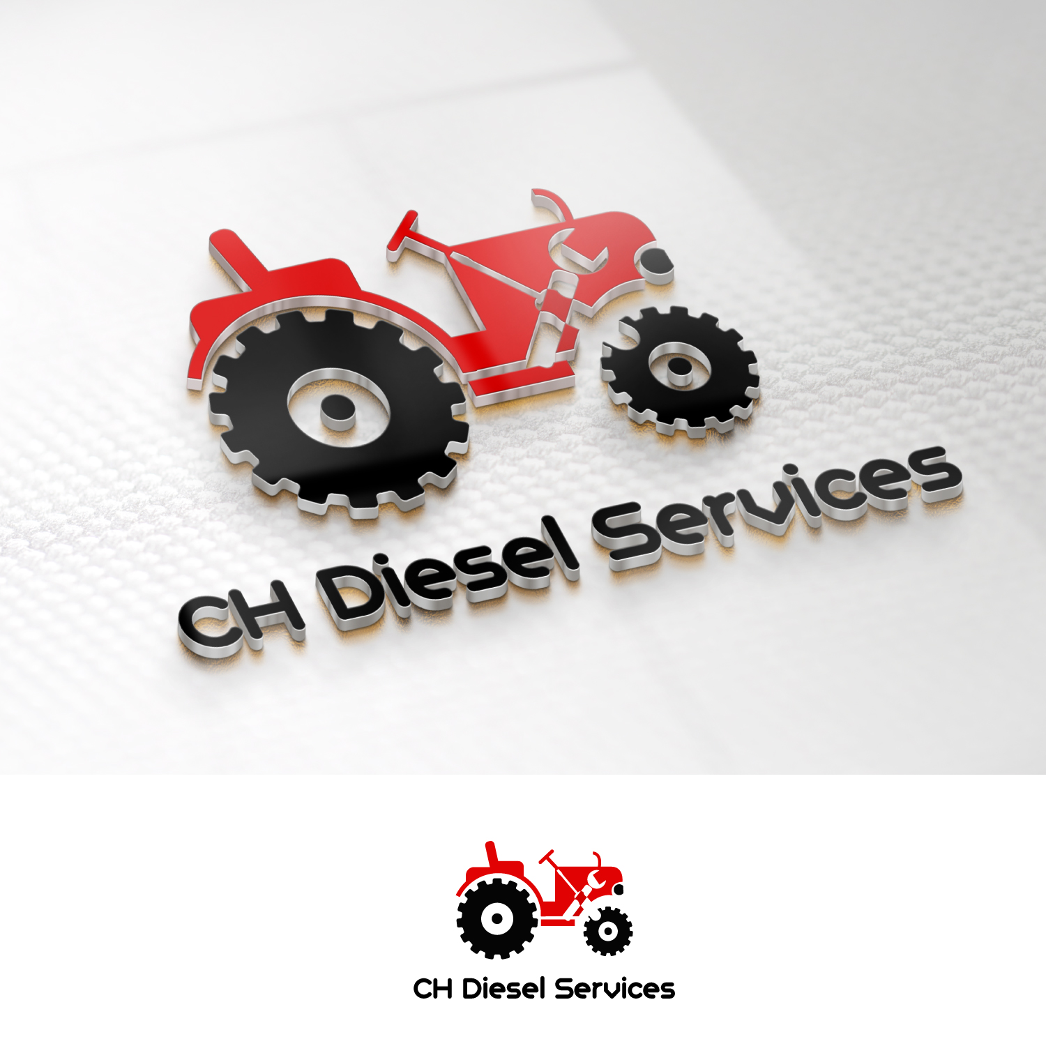 Diseño de Logo por FlareArts para CH Diesel Services | Diseño #19929813