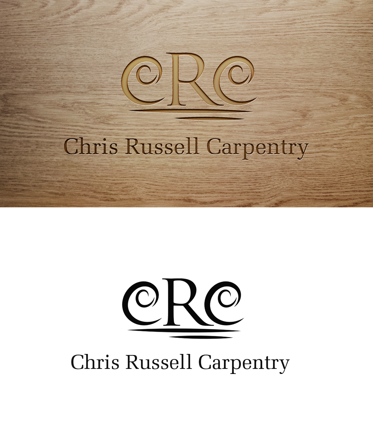 Logo Design by see why for Chris Russell Carpentry | Design #19917339