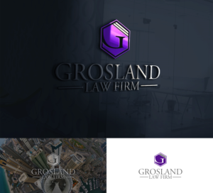 Logo Design by IMD-HUB for Grosland Law Firm | Design: #19926328