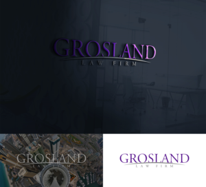 Logo Design by IMD-HUB for Grosland Law Firm | Design: #19926493