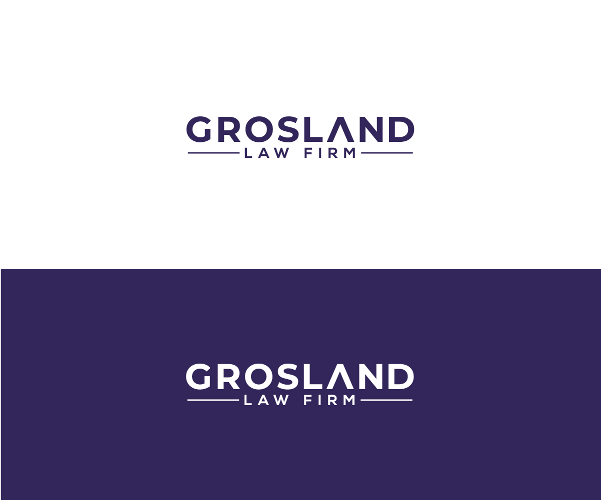 Logo Design by Alien Cookie for Grosland Law Firm | Design #19924776