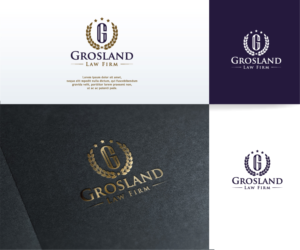 Grosland Law Firm | Logo Design by GreenLamp