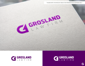 Logo Design by R!CKY for Grosland Law Firm | Design: #19980012