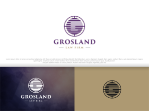 Logo Design by artswolf for Grosland Law Firm | Design: #19985957