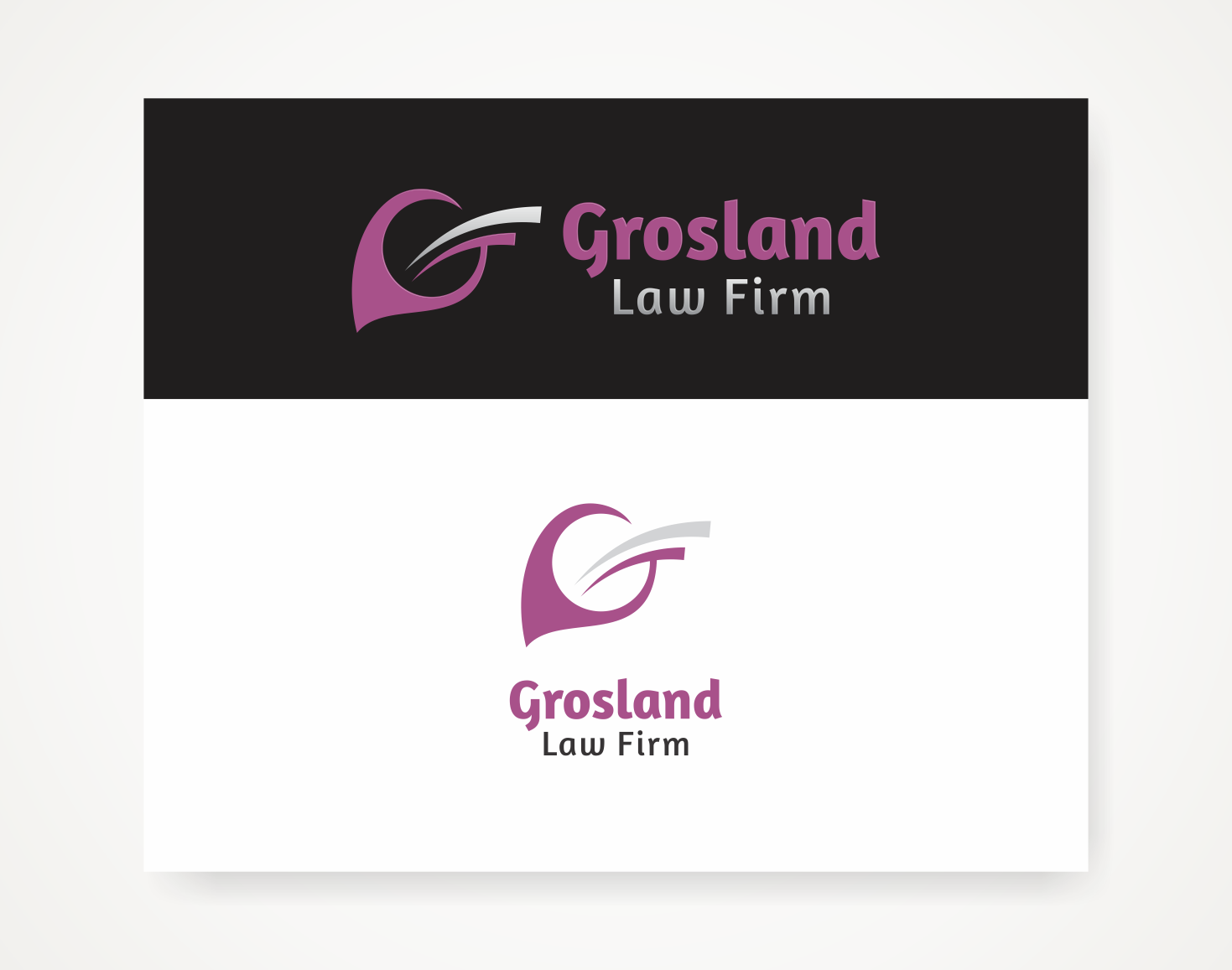 Logo Design by Savana for Grosland Law Firm | Design #19933950