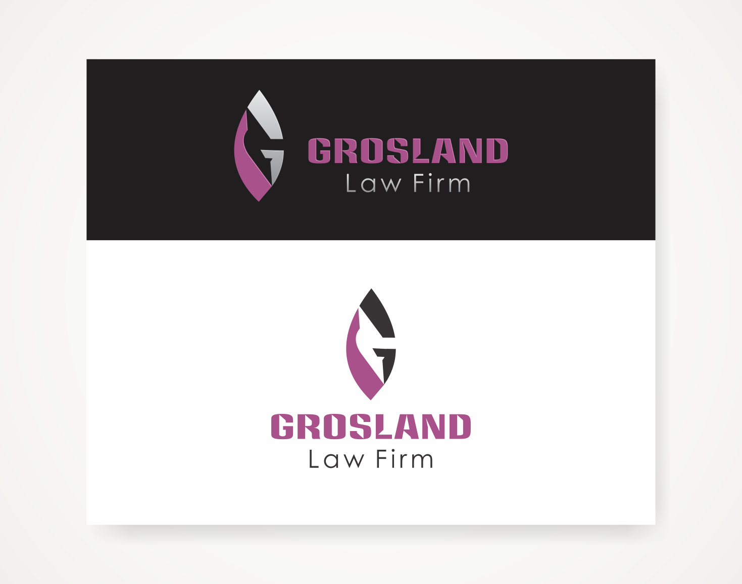Logo Design by Savana for Grosland Law Firm | Design #19933951