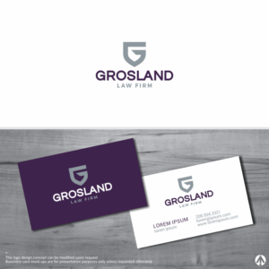 Logo Design by MBARO for Grosland Law Firm | Design #19986911