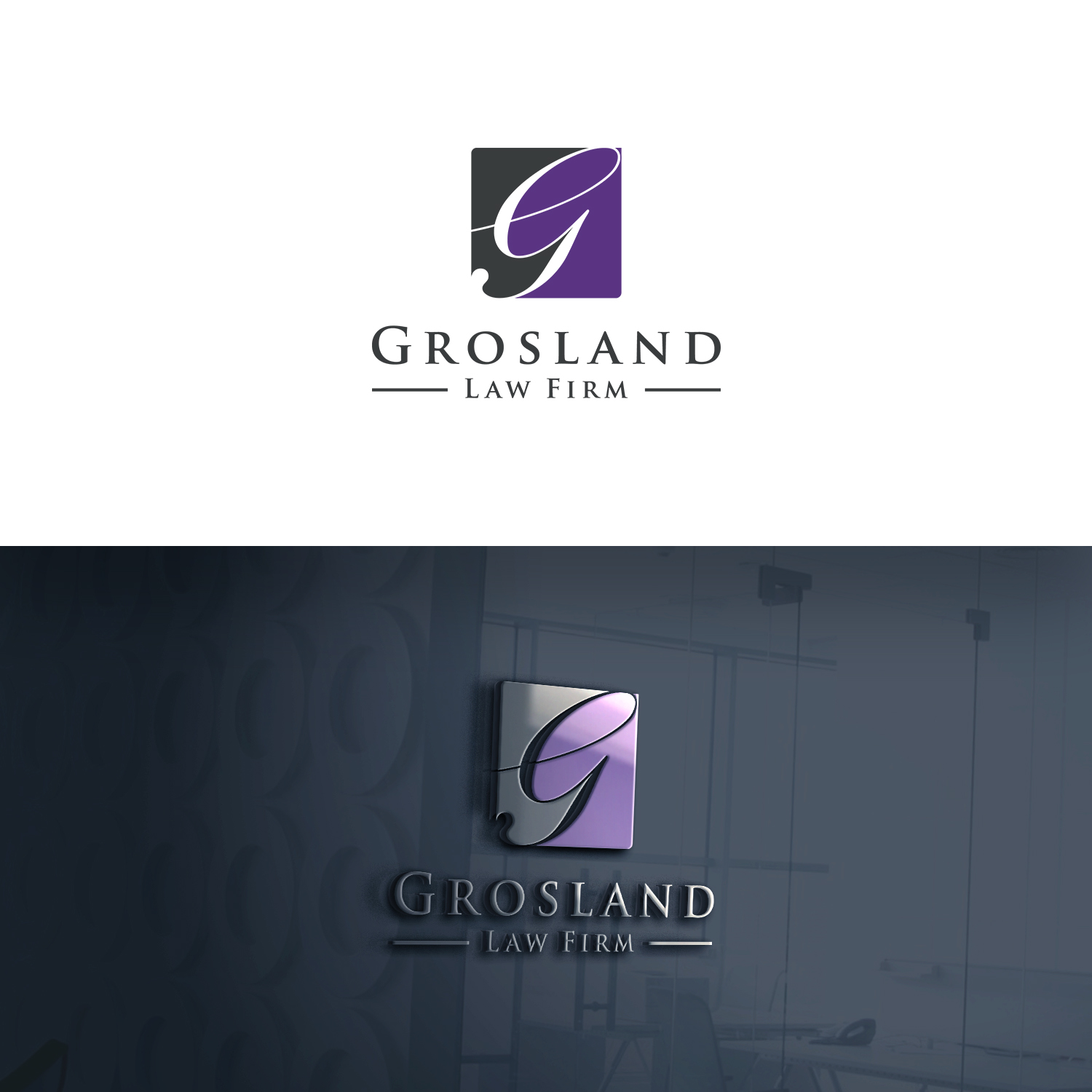 Logo Design by yhutomo for Grosland Law Firm | Design #19937079