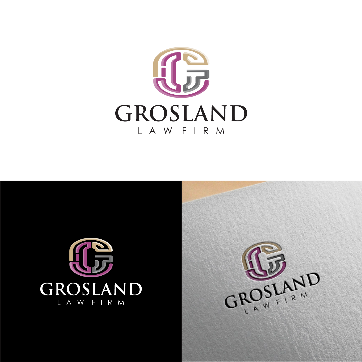 Logo Design by janmann@norjann for Grosland Law Firm | Design #20053873