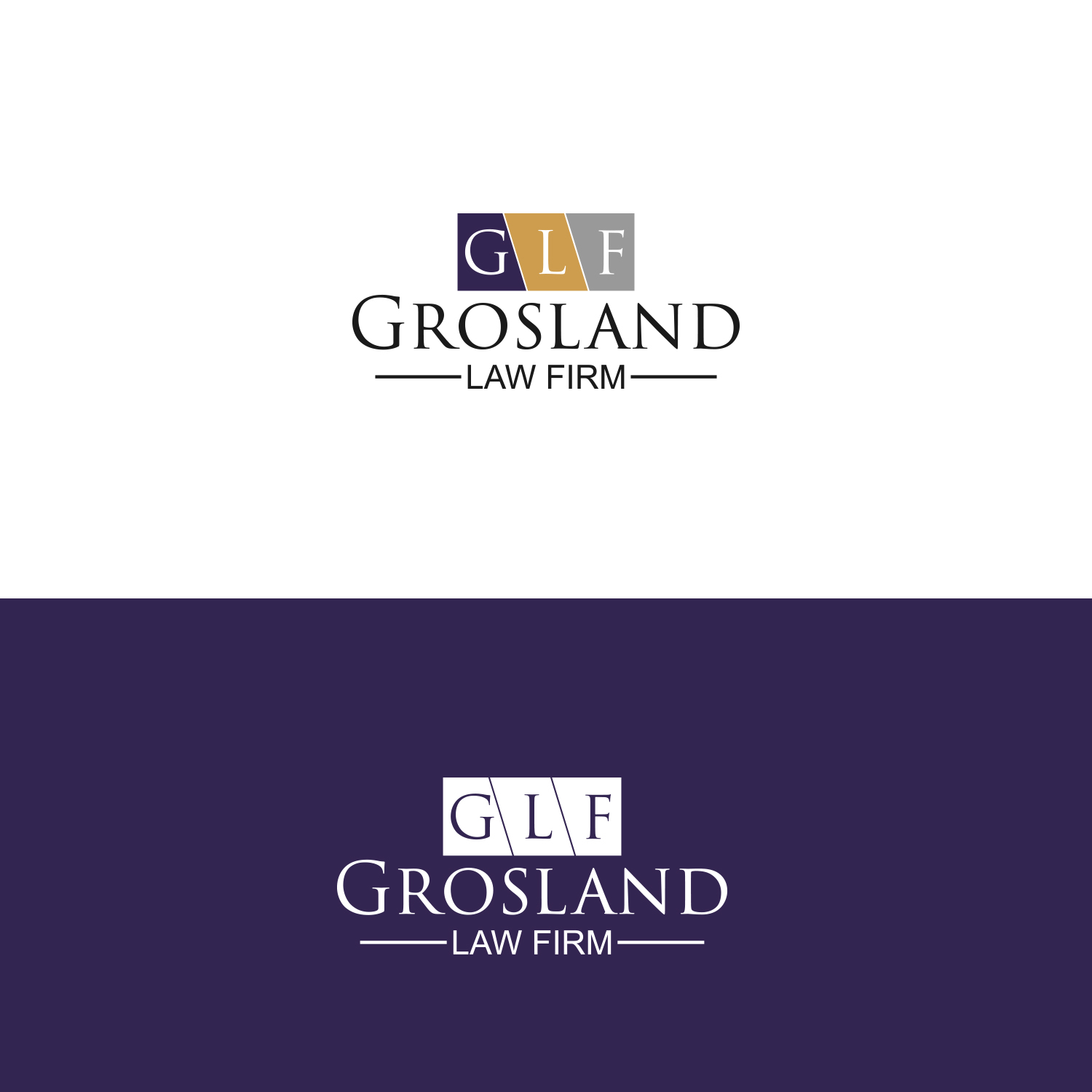Diseño de Logo por Elii's Designs para Grosland Law Firm | Diseño #19981833