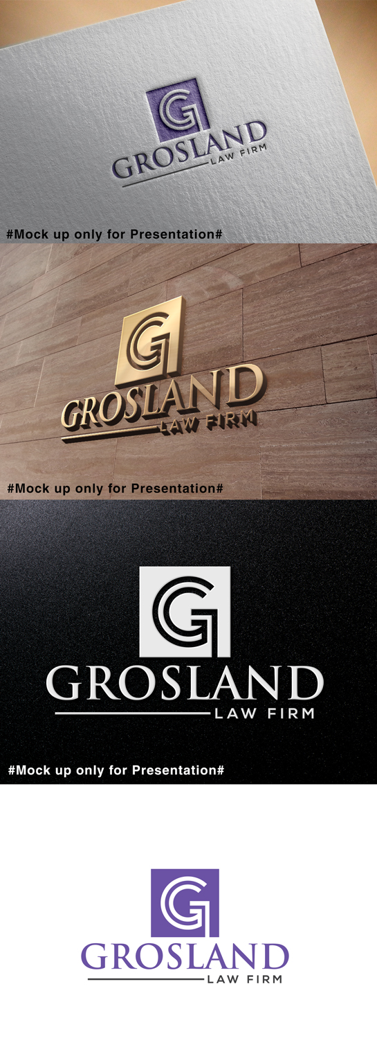 Logo Design by designmind78 for Grosland Law Firm | Design #19952992