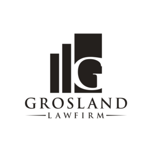 Logo Design by Zzamiq for Grosland Law Firm | Design: #19937143
