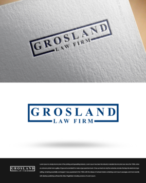 Logo Design by zingodesigns258 for Grosland Law Firm | Design: #19947304