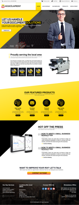 Web-Design von Deli für Haskolaprent | Design #19970083