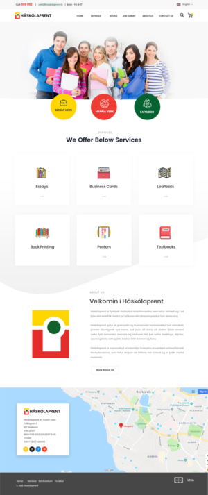 Diseño Web por designerkochi para Haskolaprent | Diseño: #19937850