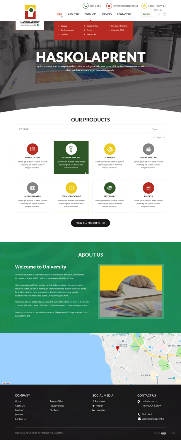 Web Design by pb for Haskolaprent | Design #19930497