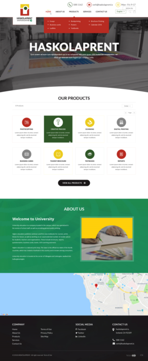 Diseño Web por pb para Haskolaprent | Diseño: #19930497