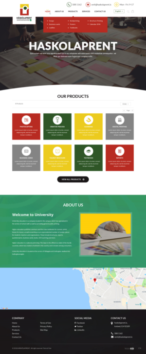 Diseño Web por pb para Haskolaprent | Diseño: #19930502