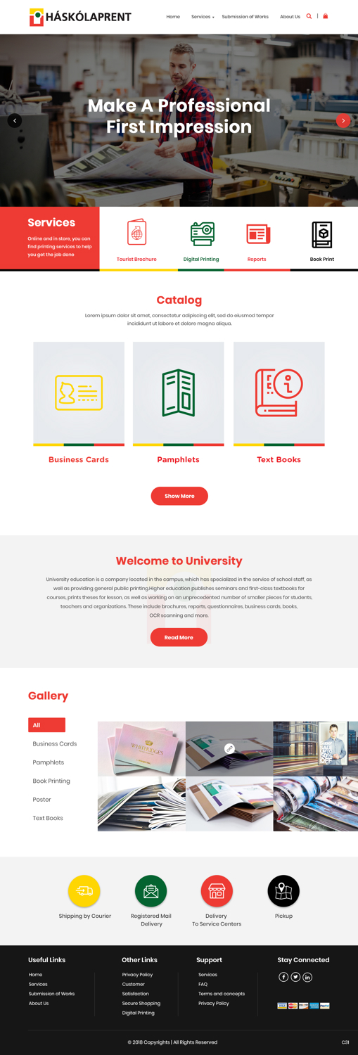 Diseño Web por pb para Haskolaprent | Diseño #19930507