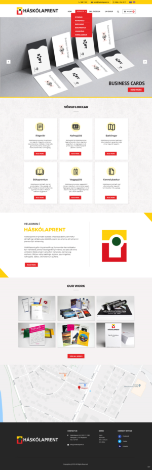 Diseño Web por pb para Haskolaprent | Diseño: #19930534