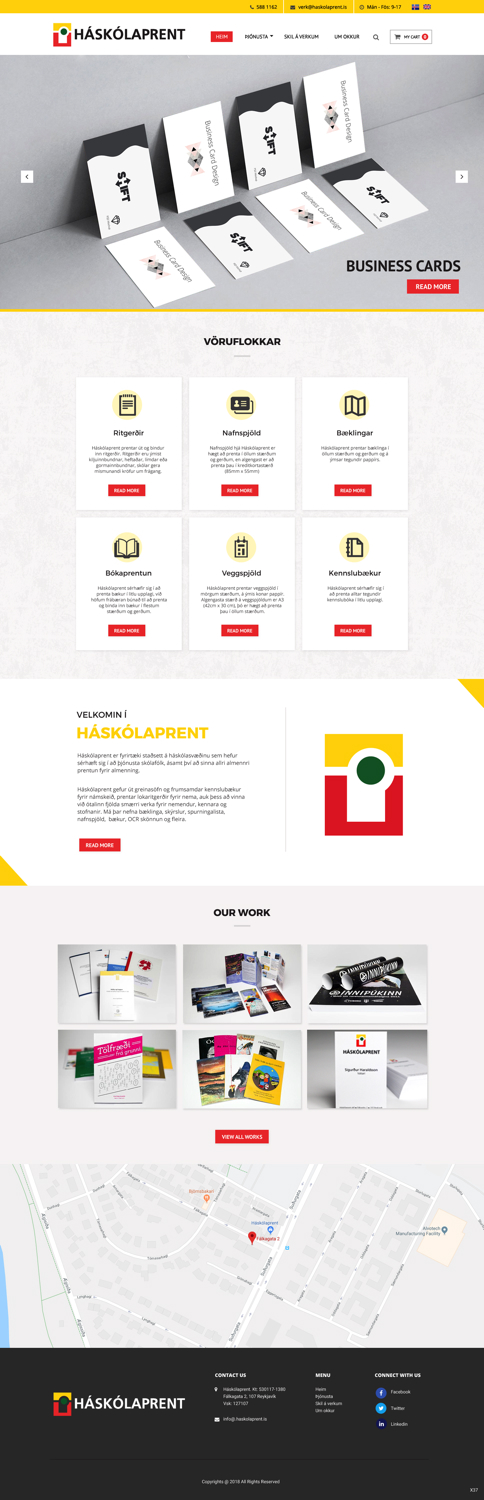 Web Design par pb pour Haskolaprent | Design #19930536