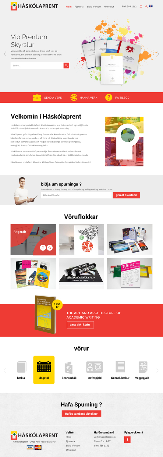 Web Design par rightway pour Haskolaprent | Design #19948159