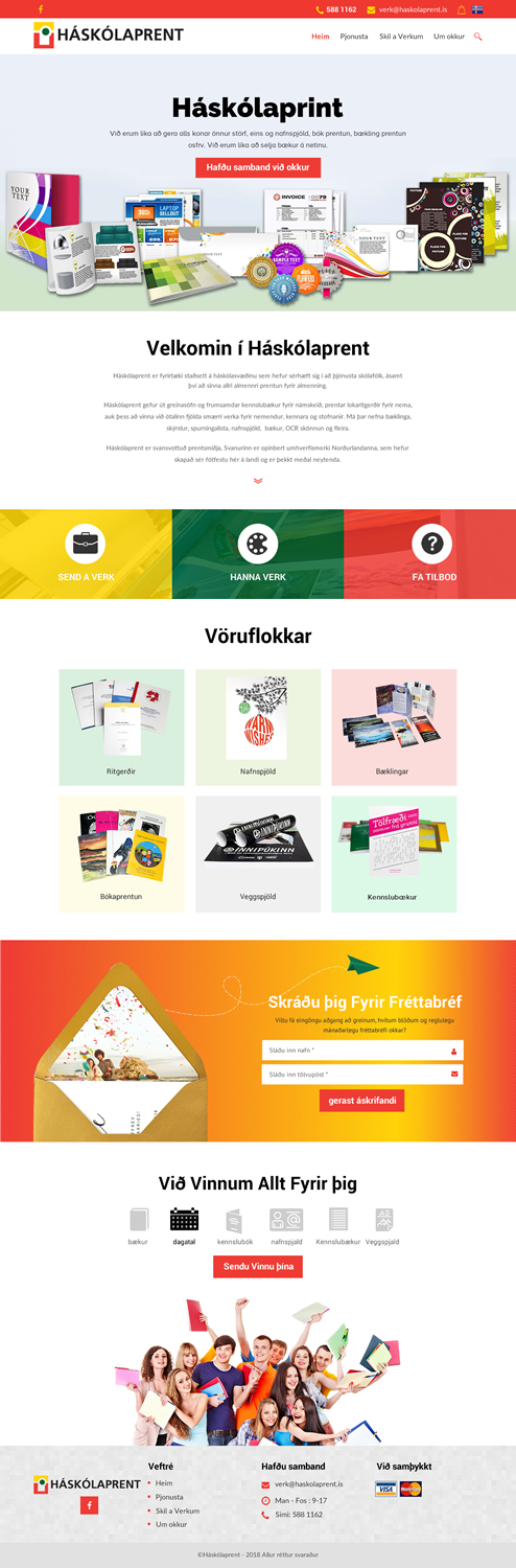 Web-Design von rightway für Haskolaprent | Design #19948160