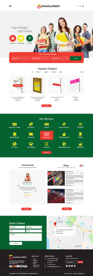 Redesign website for small print company | Web-Design von bdesigner9
