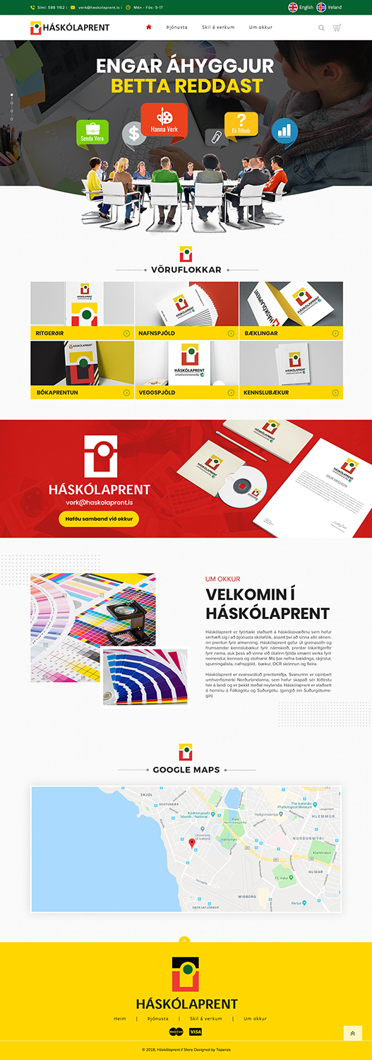 Web-Design von SAI DESIGNS für Haskolaprent | Design #19969809