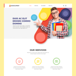 Diseño Web por matthewfariz para Haskolaprent | Diseño: #19943941