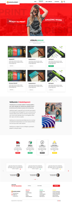 Web-Design von TMockusBusiness für Haskolaprent | Design #19944515