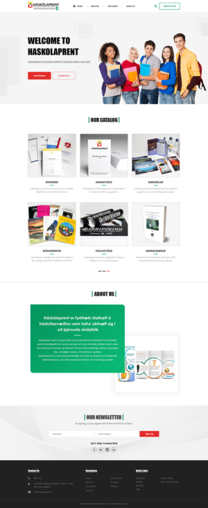 Diseño Web por PiXthemes para Haskolaprent | Diseño: #19956279