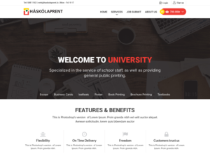 Web-Design von SanjayM für Haskolaprent | Design #19930456
