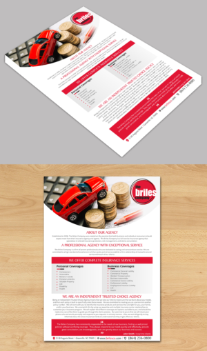 Diseño de Flyer por ecorokerz para The Briles Company | Diseño #19955336