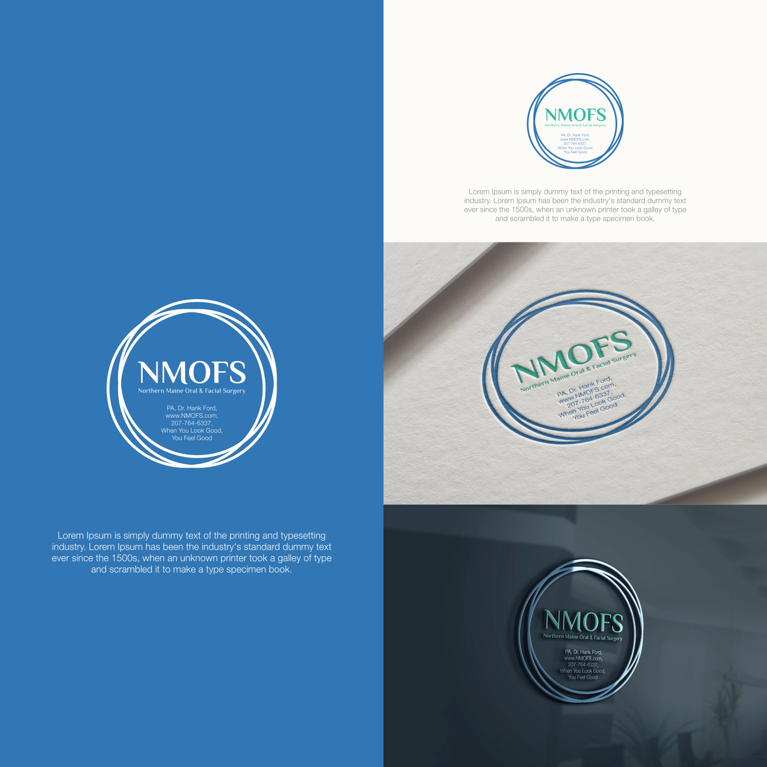 Logo Design by untung bertubi-tubi for Northern Maine Oral & Facial Surgery, PA | Design #19955233