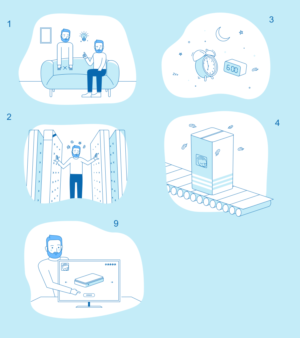 Illustration Design by BrandShip™ for Matty Sleeps Inc.  | Design: #20174207
