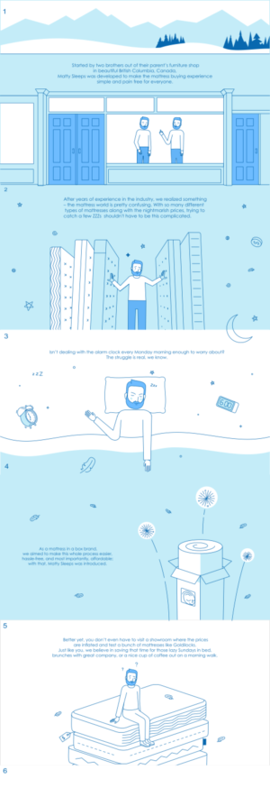 Illustration Design by BrandShip™ for Matty Sleeps Inc.  | Design: #20208935