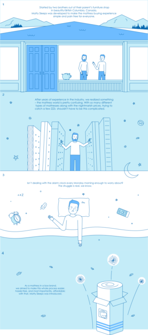 Illustration Design by BrandShip™ for Matty Sleeps Inc.  | Design: #20228744