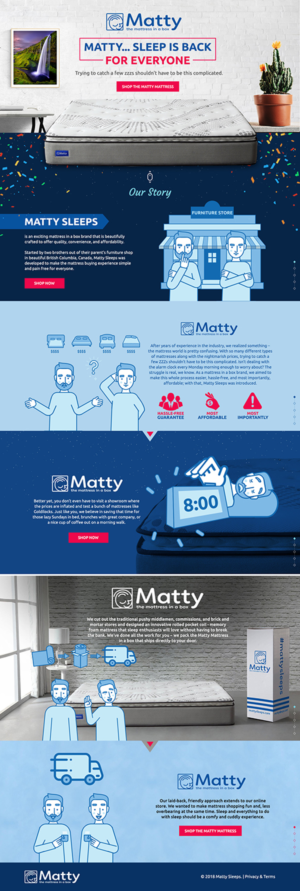 Illustration Design by SAI DESIGNS for Matty Sleeps Inc.  | Design: #20094378