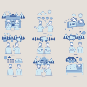 Illustration Design by SAI DESIGNS for Matty Sleeps Inc.  | Design: #20104915